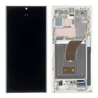 OLED Дисплей с черна рамка за Samsung Galaxy S23 Ultra 5G / S918, SM-S918B  